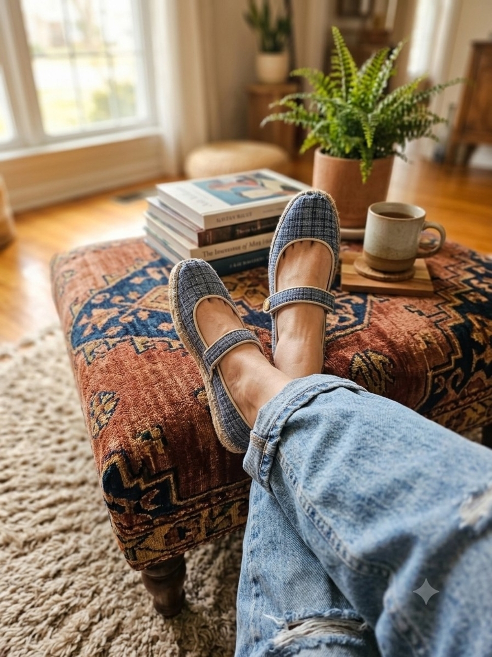 Karl Lagerfeld Paris Mary Jane Espadrilles